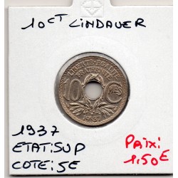 10 centimes Lindauer 1937 Sup, France pièce de monnaie