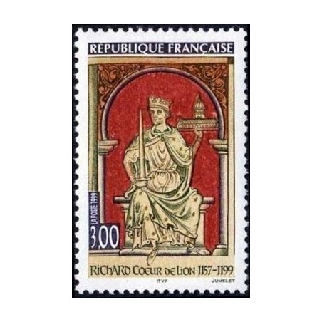 Timbre Yvert France No 3238 Richard Ier coeur de Lion