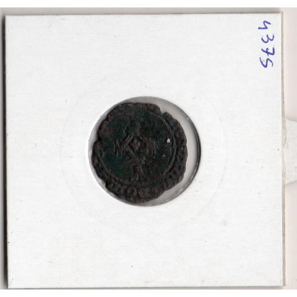 Pays Bas Bourguignons philippe le Beau, Flandre Bruges Double Mite 1493 TB+ pièce de monnaie