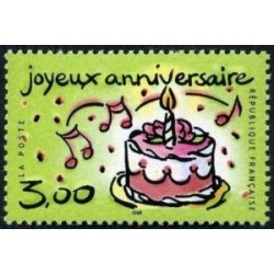 Timbre Yvert France No 3242  Joyeux anniversaire