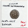 Italie Lucca Henri de Franconie denaro 1039-1125 TB+ pièce de monnaie