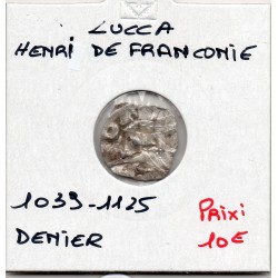 Italie Lucca Henri de Franconie denaro 1039-1125 TB+ pièce de monnaie