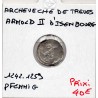 Archevêché de Trèves, Arnold d'issenbourg 1 pfennig 1242-1259 TTB pièce de monnaie