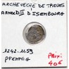 Archevêché de Trèves, Arnold d'issenbourg 1 pfennig 1242-1259 TTB pièce de monnaie