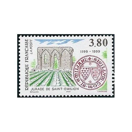 Timbre Yvert France No 3251 La Jurade de Saint Emilion