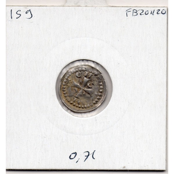 Lorraine, Evêché de Metz, Jacques de Lorraine (1240-1260) Denier Type II du trésor de Mailling