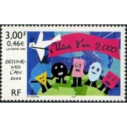 Timbre Yvert France No 3260 Dessine moi l'an 2000