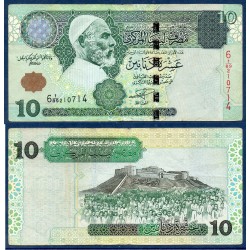 Libye Pick N°70a, TTB Billet de banque de 10 dinars 2009