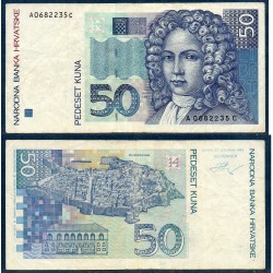 Croatie Pick N°31, Billet de banque de 50 Kuna 1993