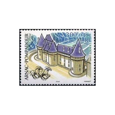 Timbre Yvert France No 3279 Arnac Pompadour