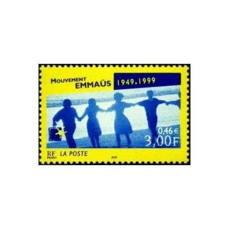 Timbre Yvert France No 3282 Mouvement Emmaus