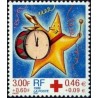 Timbre Yvert France No 3288a Croix rouge étoile, issu du carnet