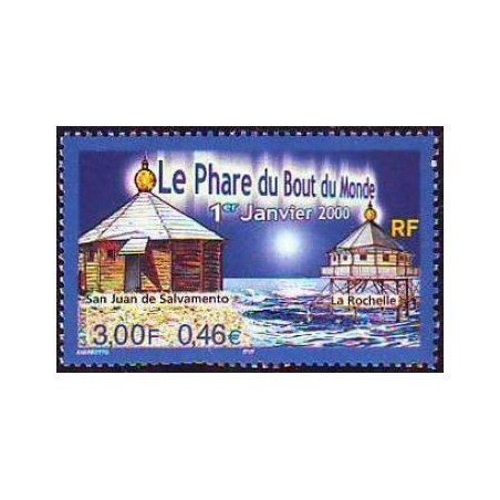 Timbre Yvert France No 3294 Le phare du bout du monde