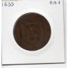 10 centimes Napoléon III tête nue 1854 BB Grande Abeille, France pièce de monnaie