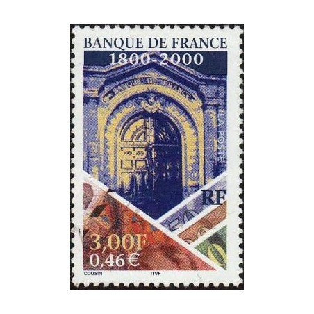 Timbre Yvert France No 3299 Banque de France