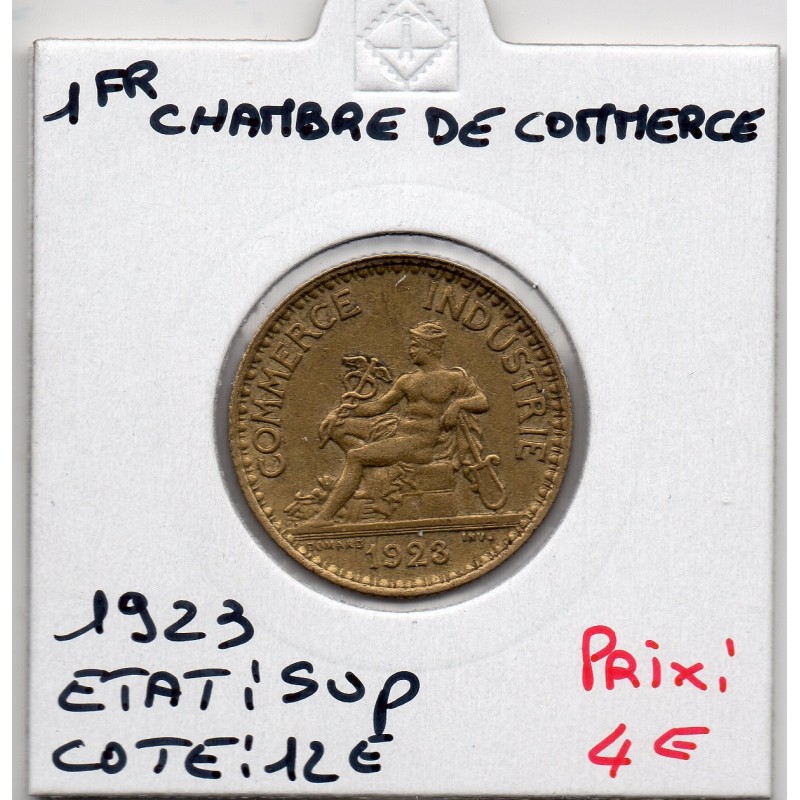 Bon pour 1 franc Commerce Industrie 1923 Sup, France pièce de monnaie