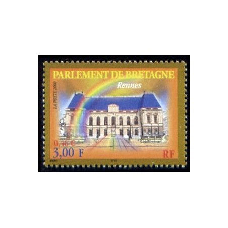 Timbre Yvert France No 3307 Le parlement de Bretagne