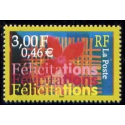 Timbre Yvert France No 3308 Félicitions