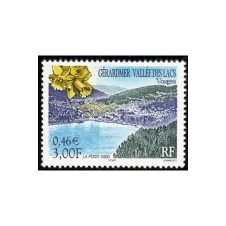 Timbre Yvert France No 3311 Gérardmer, Vallée des lacs