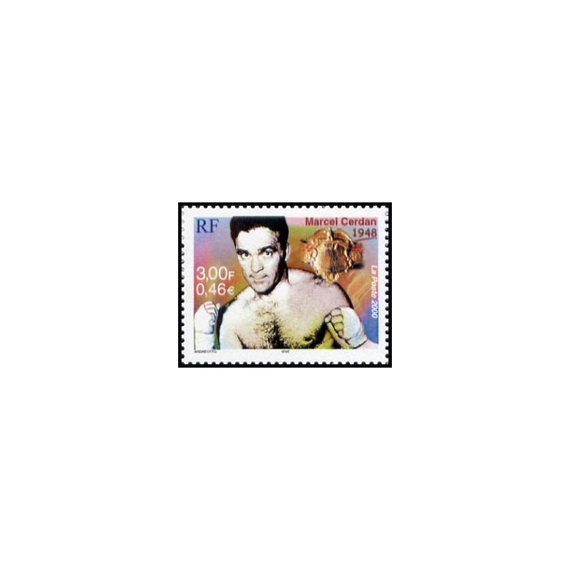 Timbre Yvert France No 3312 Marcel Cerdan