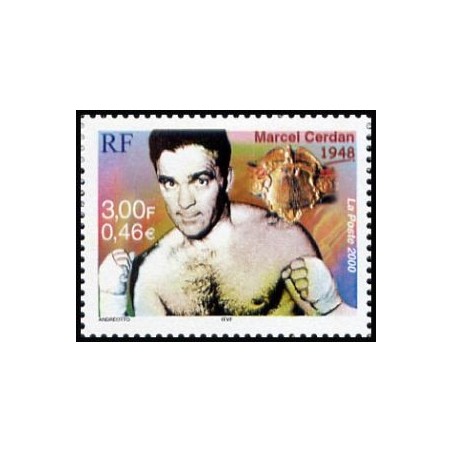 Timbre Yvert France No 3312 Marcel Cerdan