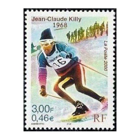 Timbre Yvert France No 3315 Jean Claude Killy