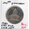 100 francs Panthéon 1984 Sup, France pièce de monnaie