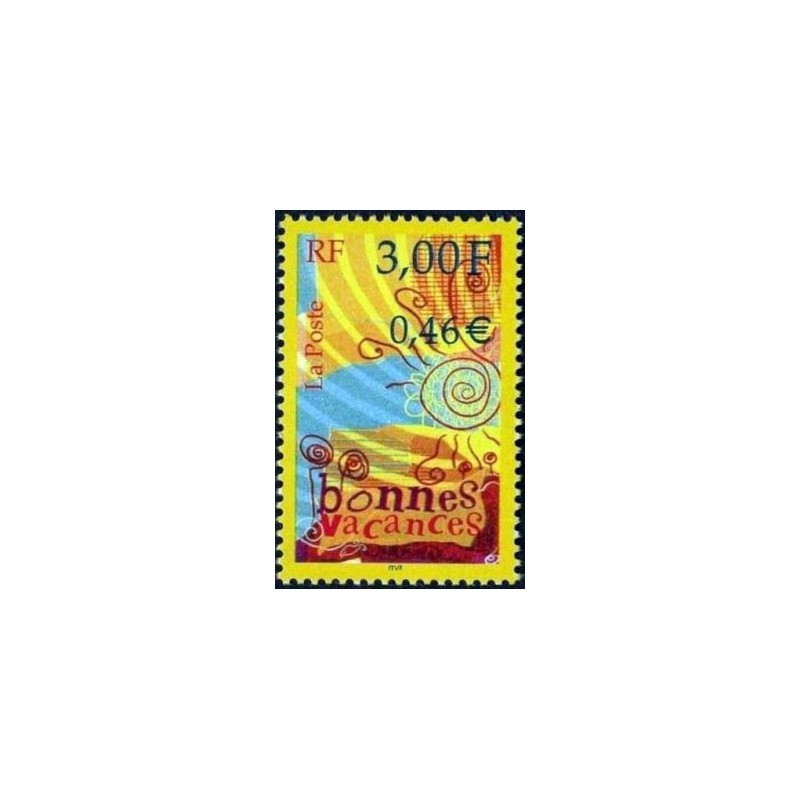 Timbre Yvert France No 3330 Bonnes vacances