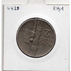 Italie 2 Lire 1924 R Rome  Sup,  KM 63 pièce de monnaie