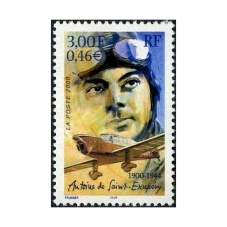 Timbre Yvert France No 3337 Antoine de Saint Exupéry