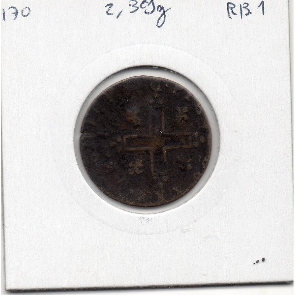 30 ou XXX Deniers 1713 D Lyon Louis XIV pièce de monnaie royale