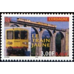 Timbre Yvert France No 3338 Train jaune de Cerdagne