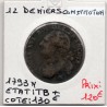 12 denier Constitution Louis XVI 1793 N Montpellier TB+, France pièce de monnaie