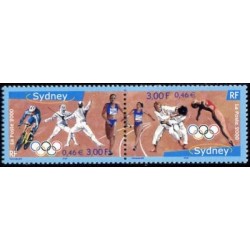 Timbre Yvert France No 3340A Paire des Jeux olympiques de Sydney