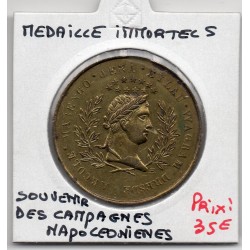 Medaille Souvenirs Immortel des campagne de Napoléon 1840