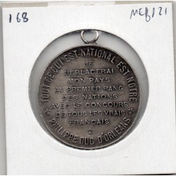 Médaille Philippe duc d'Orleans, 1909 sans poincon