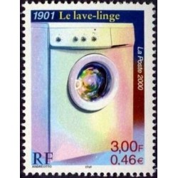 Timbre Yvert France No 3351 Le Lave linge