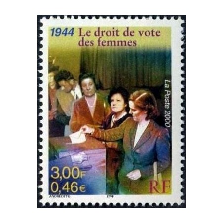 Timbre Yvert France No 3353 Le droit de vote des femmes