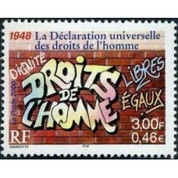 Timbre Yvert France No 3354 Déclaration universelle des droits de l'homme