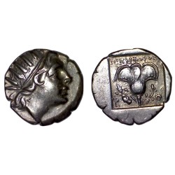 Carie, Rhodes Drachme argent (-88 -84) Magistrat Nikephoros