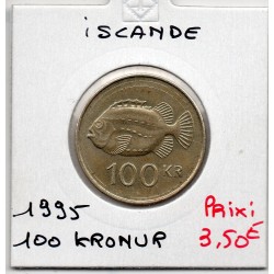 Islande 100 Kronur 1995 Sup, KM 35 pièce de monnaie