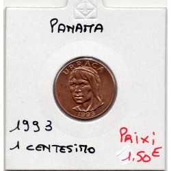 Panama 1 centesimo 1993 Sup, KM 125 pièce de monnaie