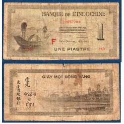 Indochine Pick N°76c, Billet de banque de 1 piastre 1951