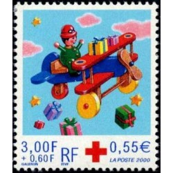 Timbre Yvert France No 3362 Croix rouge, fêtes de fin d'année
