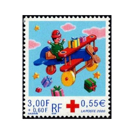 Timbre Yvert France No 3362 Croix rouge, fêtes de fin d'année