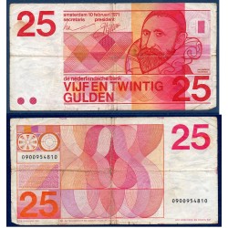 Pays Bas Pick N°92a, Billet de Banque de 25 Gulden 1971