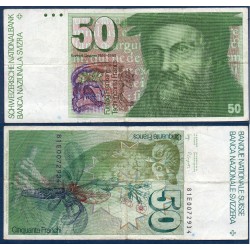 Suisse Pick N°56d, Billet de banque de 50 Francs 1981