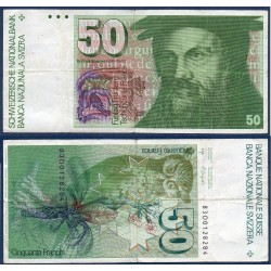 Suisse Pick N°56e, Billet de banque de 50 Francs 1983