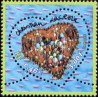 Timbre Yvert France No 3368 Coeur st Valentin, Christian lacroix