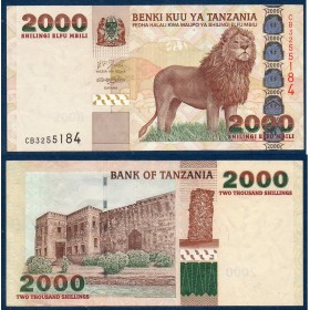Tanzanie Pick N°37a, Billet de banque de 2000 shillings 2003